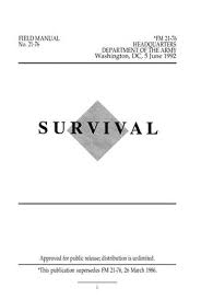 Use the recessed lighting calculator on this page to calculate the placement and spacing for general lighting in a room. Calameo E Book English Military Us Army Field Manual Fm 21 76 Survival Field Manual 1992