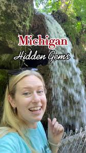 Who knew there were waterfalls & a cave in southern Michigan?! This was a  cool find! #michigandersonly #buchanan #southernmichigan  #michiganhiddengems #michiganexplorer #fyp #swmichigan