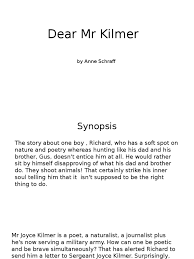 Dear mr kilmer chapter 1. Dear Mr Kilmer Pptx Poetry