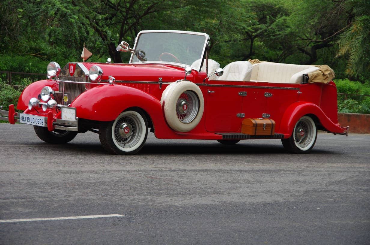 VINTAGE WEDDING CAR product image
