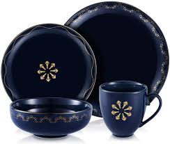 Check spelling or type a new query. Amazon Com M Max Dinnerware Set Durable Ceramic Dinner Plate Sets Plates Bowls Mugs Blue Service For 1 Yun Blue Dinnerware Sets
