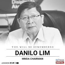 Farewell, Danny Lim. Pumanaw ngayong araw sa edad na 65 si MMDA chairman Danilo  Lim. BASAHIN: http://bit.ly/3bfJb0e