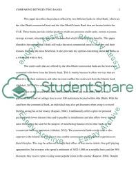 For a more simple and easier way. Comparing Between Two Banks In The View Of An Investor Essay