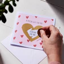 Start creating your 3d heart fold each heart in half. Personalised Love Heart Scratch Card Posh Totty Designs