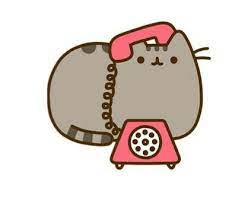 Pusheen At Phone Pusheen Cute Pusheen Birthday Pusheen Cat