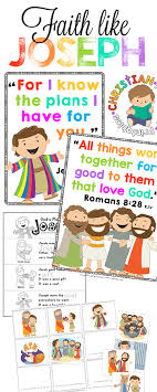 Joseph was kind, faithful and prophetic in his ability to understand dreams. Joseph Bible Printables Christian Preschool Printables