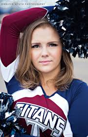 Cheerleading senior photos. Sarah's senior photo session at Colorado State  Fair by Jennifer Wyeth Photography- unique senior photos
