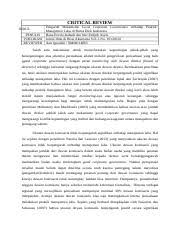 Perkenalkan saya seorang mahasiswi semester va sore perbankan syariah di salah satu universitas swasta di kota medan , tepatnya di universitas muhammadiyah sumatera utara. Review Jurnal 3 Docx Critical Review Pengaruh Mekanisme Good Corporate Governance Terhadap Praktik Manajemen Laba Di Bursa Efek Indonesia Penulis Hana Course Hero
