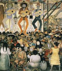 Sueño De Una Tarde Dominical En La Alameda Central Tecnica Diego Rivera Diego Rivera Art Latino Art Diego Rivera