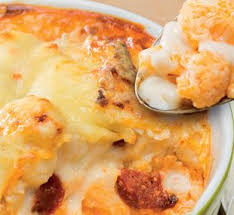 Decouvrez La Recette Gratin De Chou Fleur Bechamel Au Chevre Et Chorizo President Une Recette Realisee Lors De Gratin De Chou Fleur Recette Gratin Chorizo
