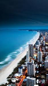 Australia Cityscape Ocean Beach Android Iphone Wallpaper Background Lockscreen Hd