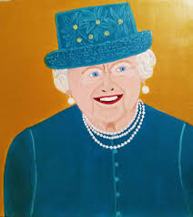 Portrait De La Reine D Angleterre Elizabeth Ii Peinture Par Balarhilham Artmajeur