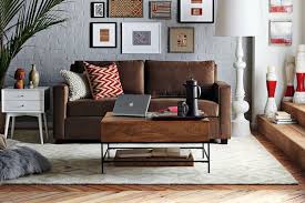 11 Stylish And Unisex Decor Picks For Cohabiting Couples Brown Sofa Living Room Brown Couch Living Room Living Room Grey