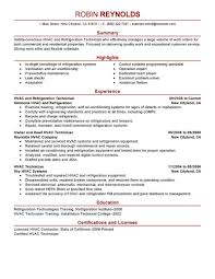 Hvac invoice is a document that is mainly used by air conditioning companies. Best Hvac And Refrigeration Resume Example Livecareer