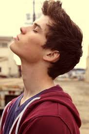 cute guy tumblr brown hair blue eyes