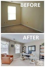 These Before After Pictures Will Inspire You To Update Your Home Bedroom Decor On A Budget Modern Home Offices Home Office Design On A Budget