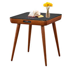 Modern Coffee Table Wooden Side Table With Speaker And Charger Modern Coffee Tables Wooden Side Table Side Table