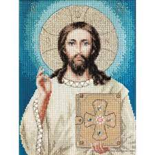 9 × 12 (22.9 x 30cm). Buy Set For Cross Stitching Luca S Jesus Christ 29 29