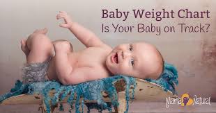 Baby Weight Chart Is Your Baby On Track Mama Natural