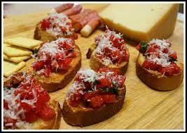 How To Simple Fresh Easy Tomato Basil Bruschetta Recipe Recipe Food Recipes Appetizer Recipes