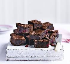 Vegan Cherry Almond Brownies Recipe Bbc Good Food Recipes Vegan Treats Food
