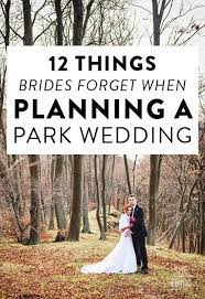 How To Plan A Park Wedding Park Wedding Planning Tips Park Wedding Ceremony Campground Wedding Park Weddings