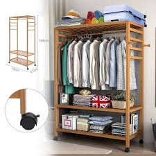 The bottom 2 tiers are perfect for. Wooden Clothes Rack Scarf Cap Hanging Garment Coat Rack Rolling Stand On Onbuy
