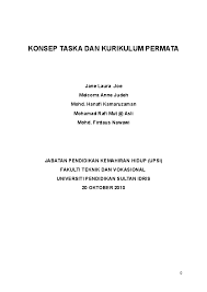 Struktur kurikulum 1.1 komponen program kurikulum ijazah sarjana muda pendidikan (sekolah rendah) dengan kepujian mempunyai empat (4) komponen utama dengan peruntukan sebanyak 133 jam kredit seperti jadual 1. Doc 50503792 Konsep Taska Dan Kurikulum Permata Mohd Norafif Academia Edu