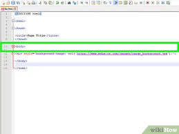 Pada line 4 ini saya menggunakam font awesome, sebelum saya jelaskan kinerja script pada line 4 alangkah lebih baiknya teman teman mengetahui apa itu font awesome. How To Set A Background Image In Html Wikihow