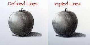 Implied Lines In Drawing Losing The Edges Implied Line Classroom Art Projects Art Classroom