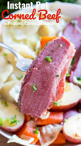 Talk about comfort food such as this fork tender and fall apart beef! Instant Pot Corned Beef And Cabbage Video Sweet And Savory Meals