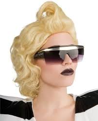 Lady gaga asserts poker face is about bisexuality. Lady Gaga Crystal Glasses How To Make A Pair Of Sunglasses Embellishing On Cut Out Keep