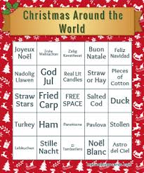 In either red, white or even pink, they always manage to bring the traditional holiday spirit to whatever space they're in. Christmas Around The World Bingo