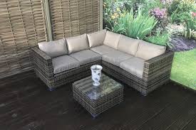 Oryana 4 Seater Rattan Corner Sofa Set Rattan Corner Sofa Corner Sofa Garden Corner Sofa Set
