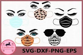 Face Mask Svg Eyelashes Svg Medical Mask Svg Eyes Svg 541608 Svgs Design Bundles In 2020 Medical Masks Eyelashes Svg
