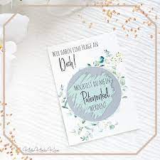 Dieses design ermöglicht es dem rahmen. Mochtest Du Mein Patenonkel Werden Rubbellos Karte Zur Taufe Der Pate Patenonkel Zur Taufe