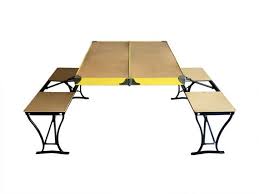 Vintage Mid Century Fold Up Picnic Table Handy Table And Etsy Table And Bench Set Fold Up Picnic Table Mid Century Modern Table