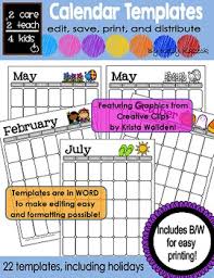 You can organize each month thanks to this presentation full of planners. Monthly Calendar For Kids Worksheets Teaching Resources Tpt