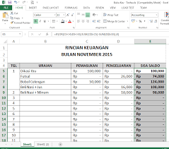 Nomor server sms order +6282264888444 +6285736023555 +6285646304611 : Cara Membuat Aplikasi Buku Kas Pada Microsoft Excel Newbie 26 Inside