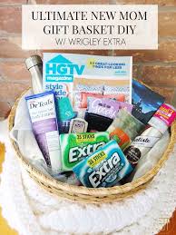 Ultimate New Mom Gift Basket Diy Elle Talk Mom Gift Basket New Mom Gift Basket Baby Gift Basket
