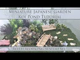 Youtube Miniature Koi Pond Miniature Japanese Garden Japanese Garden