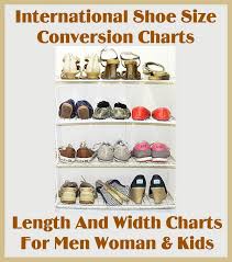 international shoe size conversion length and width charts