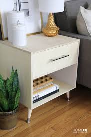 Crosley furniture landon night stand, acorn. Diy Mid Century Modern Side Table Home Made By Carmona