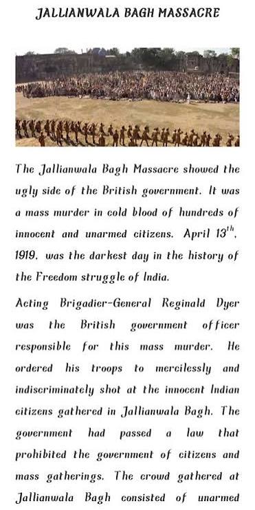 Jallianwala Bagh Massacre – India NCC