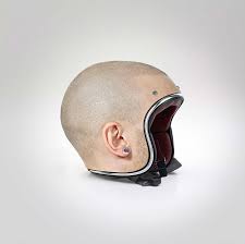 Humanhelmet Der Motorradhelm Nach Dem Eigenen Kopf Massgeschneidert Engadget Deutschland Motorradhelm Helm Menschlicher Kopf