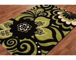 green rug, green kitchen rug