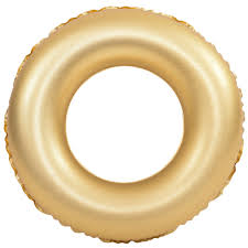 Inflatable Golden Sparkle And Shine Pool Ring Float 35 Inch In 2020 Northlight Inflatable Rafts Inflatable Pool Floats