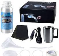 Bedampfen Set Für Autolampen Scheinwerfer Polierset Für Auto - Bedampfen  Set Gegen Vergilbung & Kratzer - Inkl. Zubehör Für Reparatur Scheinwerfer  ...