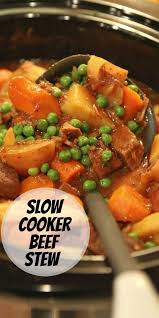 Slow Cooker Beef Stew Recipe In 2020 Slow Cooker Beef Stew Slow Cooker Recipes Beef Stew Slow Cooker Beef