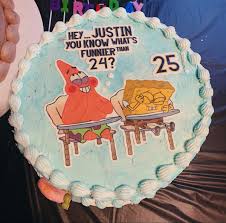 Spongebob Cake Spongebob Birthday Cake 25th Birthday Cakes Pretty Birthday Cakes